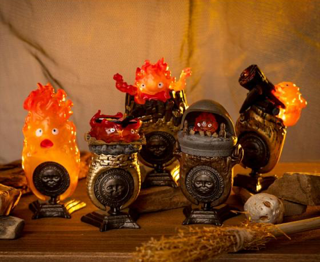 Howl's Moving Castle Kazaring Calcifer Box of 6 Random Figures