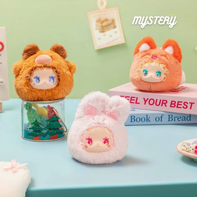 RUA RUA ZOO Vinyl Face Plush Keychain blind box