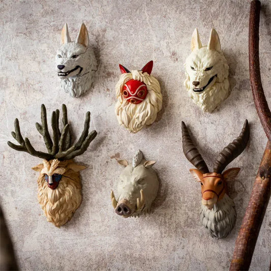 Princess Mononoke Face Magnet Blind Box "Princess Mononoke", Benelic Magnet