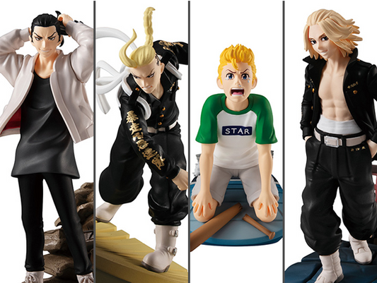 Tokyo Revengers Petitrama Series Toman Heroic Scenes Boxed Set of 4 Figures
