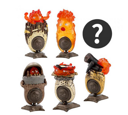Howl's Moving Castle Kazaring Calcifer Box of 6 Random Figures