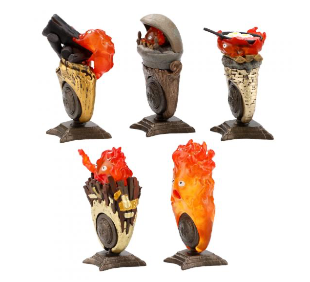 Howl's Moving Castle Kazaring Calcifer Box of 6 Random Figures
